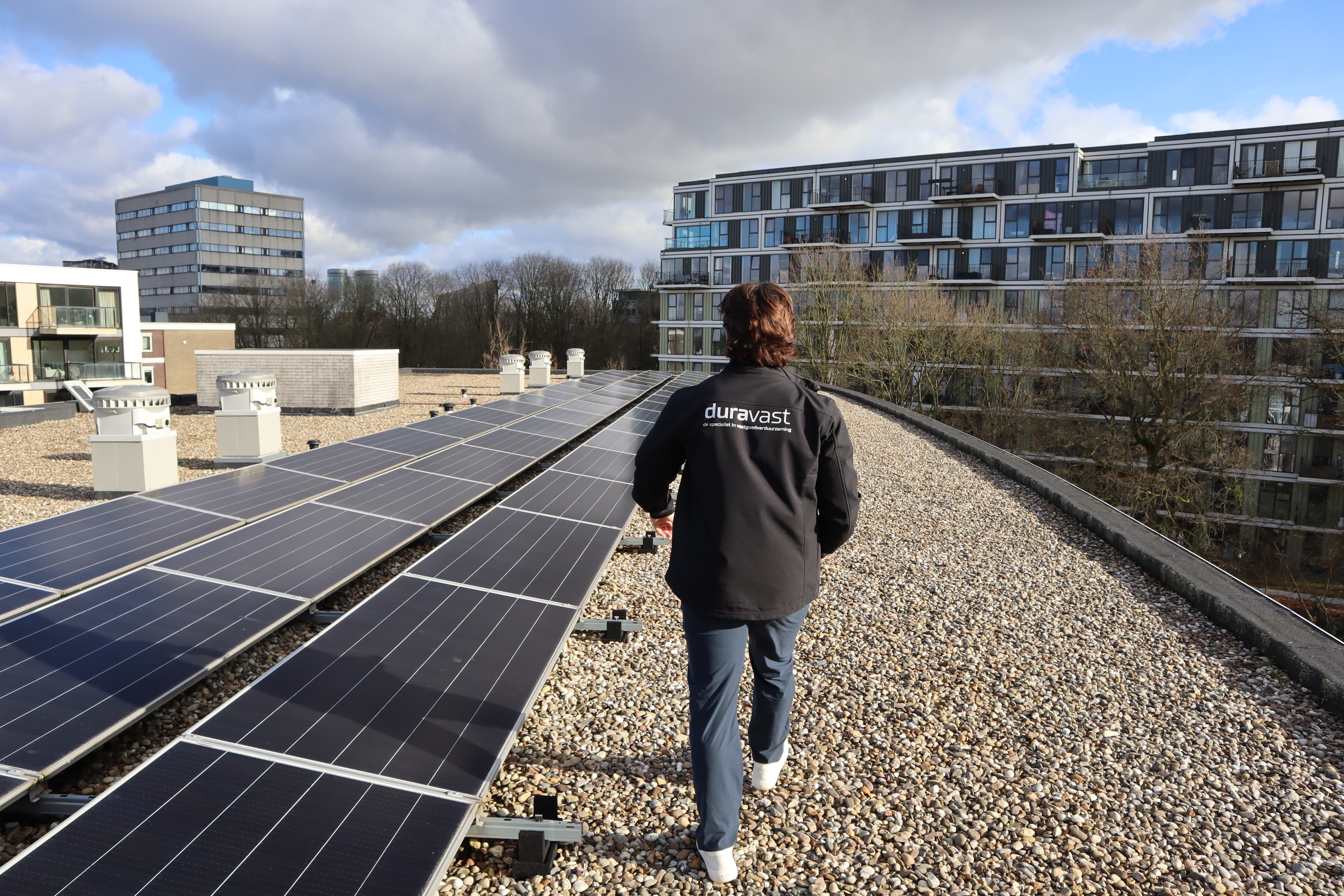 Duravast medewerker aan het werk